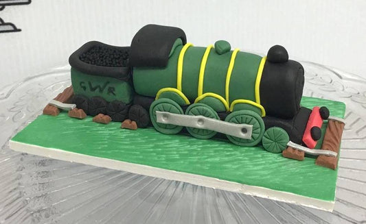Sugar Steam Train Fondant Cake Topper