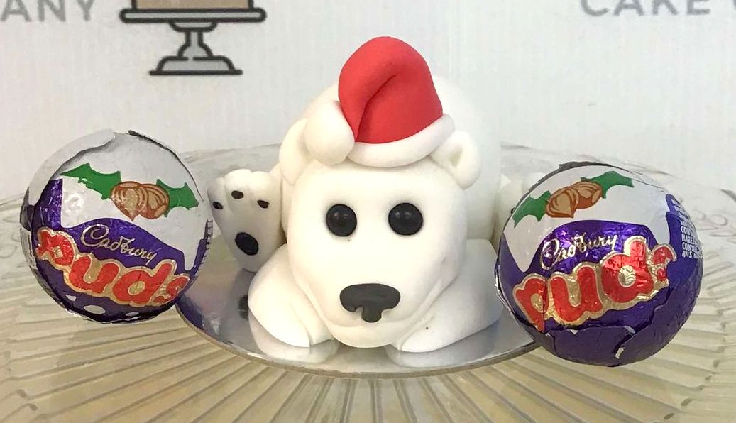 CHOCOLATE CHRISTMAS POLAR BEAR
