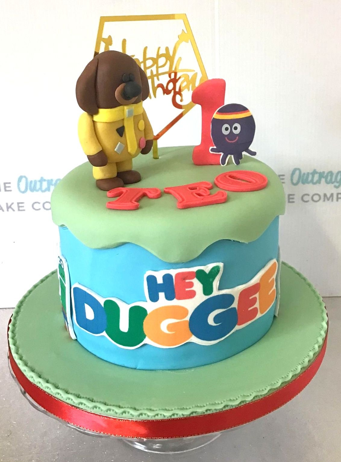 Hey Duggee fondant edible cake topper