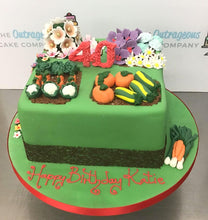 Veggie & Flower Cake